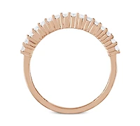 Diamond Baguette Cluster Band (1 ct. t.w.) 14k White, Yellow or Rose Gold