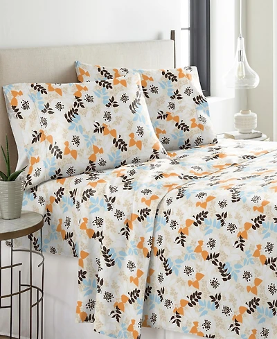 Pointehaven Heavy Weight Cotton Flannel Sheet Set, Full