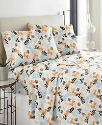 Pointehaven Heavy Weight Cotton Flannel Sheet Set, Full