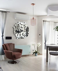 Elegant Designs 1 Light Elipse Crystal Cylinder Pendant