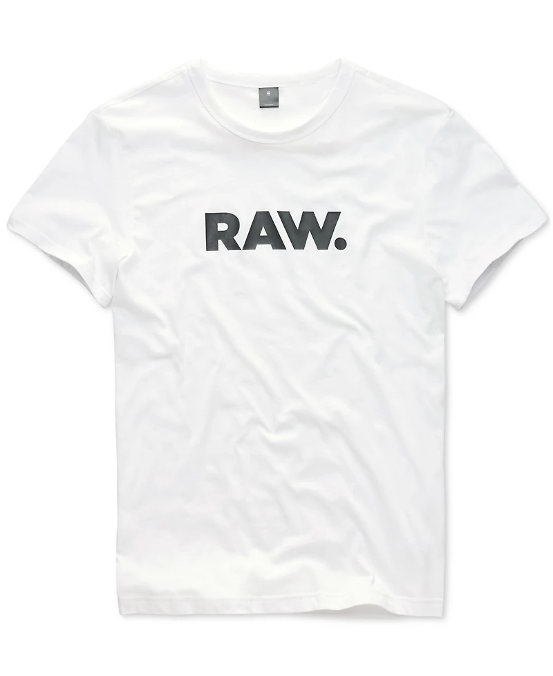G-Star Raw Men's Holorn Raw Graphic Logo Crewneck T-Shirt