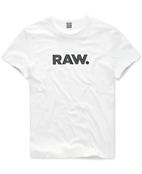 G-Star Raw Men's Holorn Raw Graphic Logo Crewneck T-Shirt