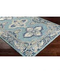 Surya Bonifate Bft-1000 Aqua 2' x 3' Area Rug
