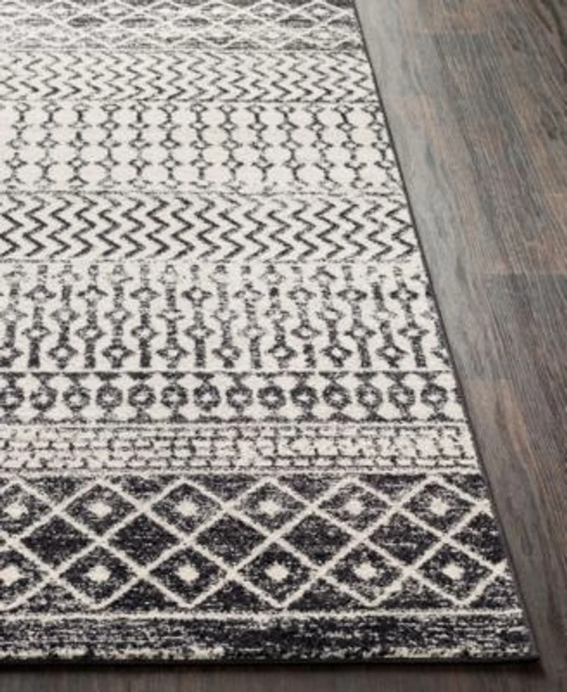 Livabliss Elaziz Elz 2307 Black Area Rug Collection