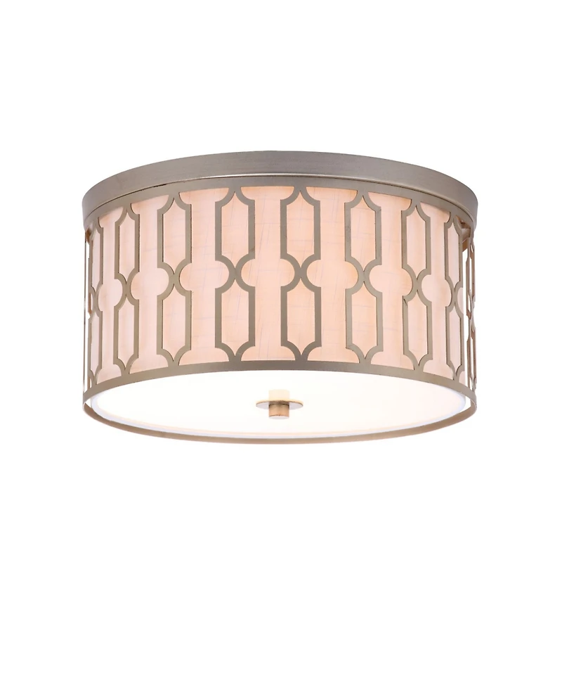 Jonathan Y Link 3-Light Metal Led Flush Mount