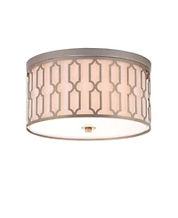 Jonathan Y Link 3-Light Metal Led Flush Mount