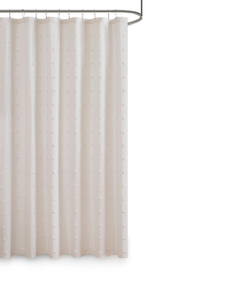 Intelligent Design Brooklyn Pom Shower Curtain, 70" x 72"