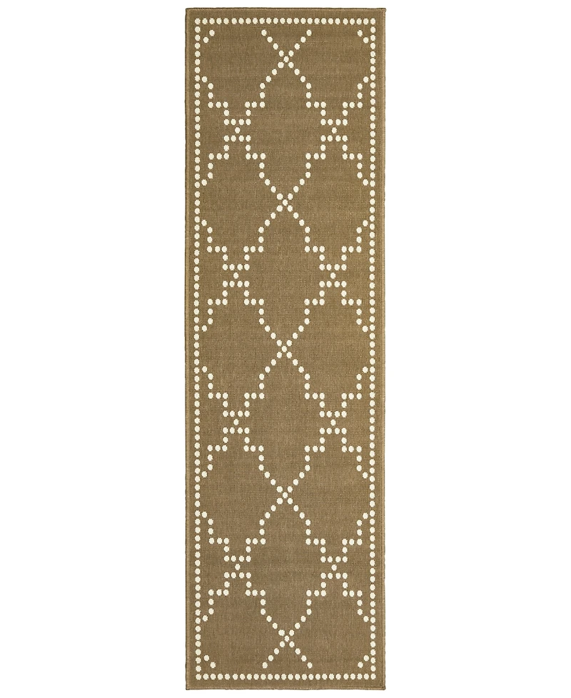 Oriental Weavers Marina 7765Y 2'3" x 7'6" Indoor/Outdoor Runner Area Rug
