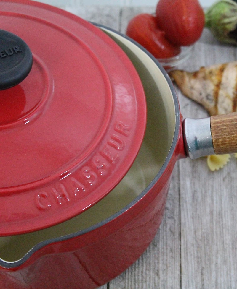 Chasseur French Enameled Cast Iron Qt. Saucepan