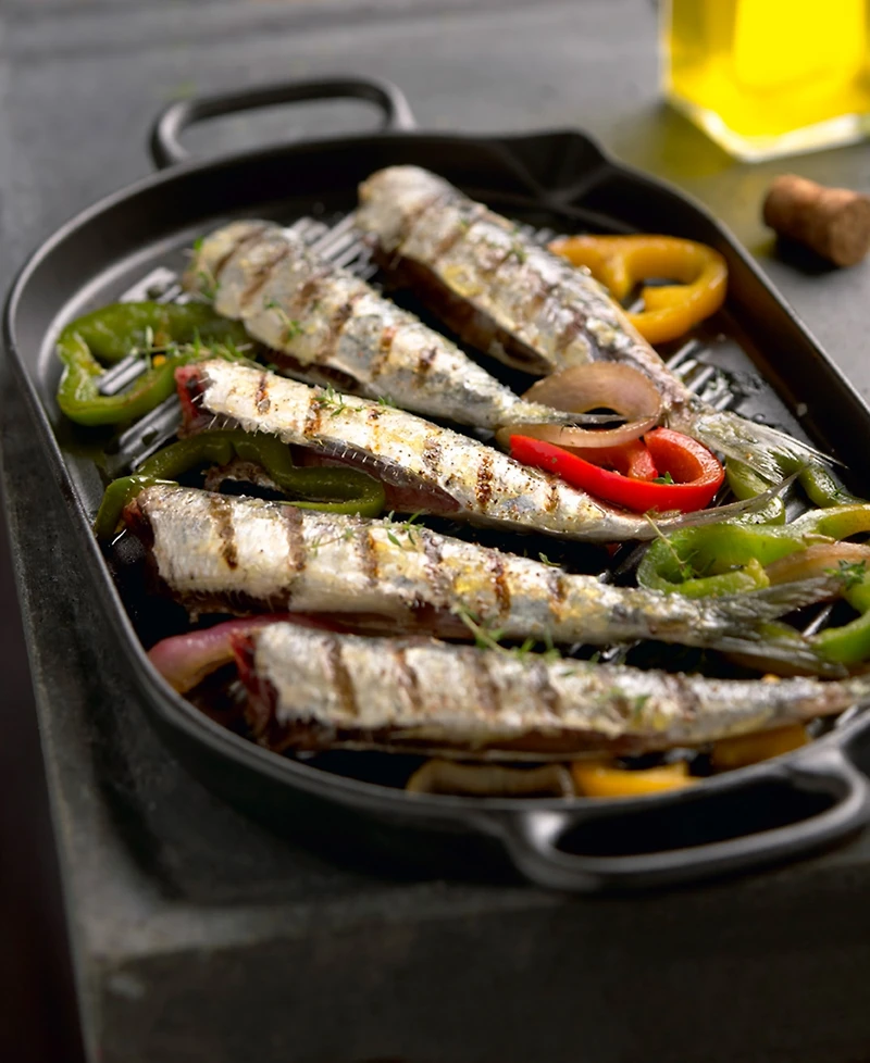 Chasseur French Cast Iron 14" Oval Grill Pan