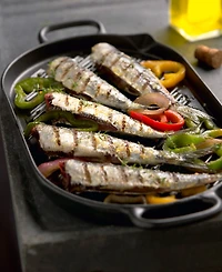 Chasseur French Cast Iron 14" Oval Grill Pan