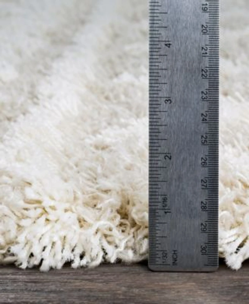 Livabliss Urban Shag Usg 2303 Cream Area Rug Collection