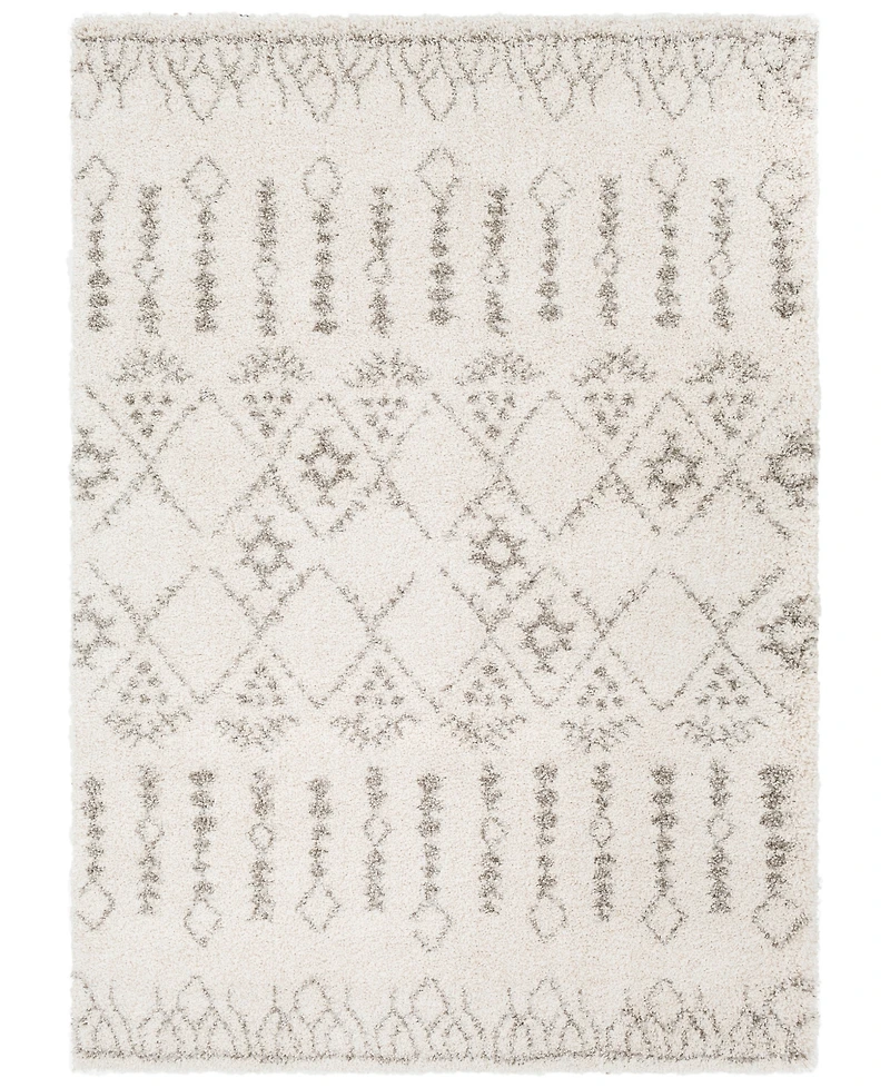Closeout! Livabliss Serengeti Shag Sgt-2314 Taupe 5'3" x 7'3" Area Rug