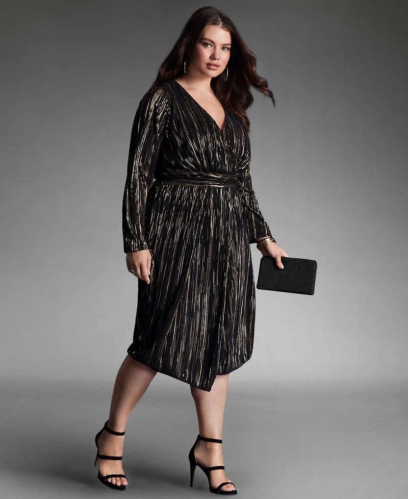 I.n.c. International Concepts Prudence Shiny Mesh Clutch, Exclusively at Macy's