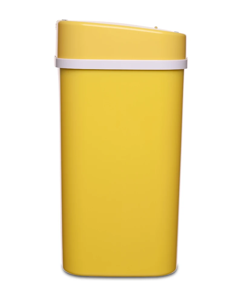 Ninestars Rectangular Motion Sensor Trash Can 3.2 Gallon Abs