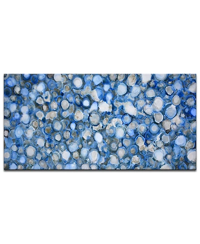 Ready2HangArt 'Winter Creek Stones' Canvas Wall Art, 30x60"
