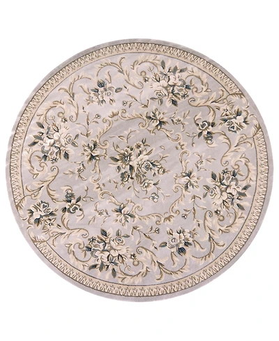 Kas Avalon Aubusson 7'10" Round Area Rug