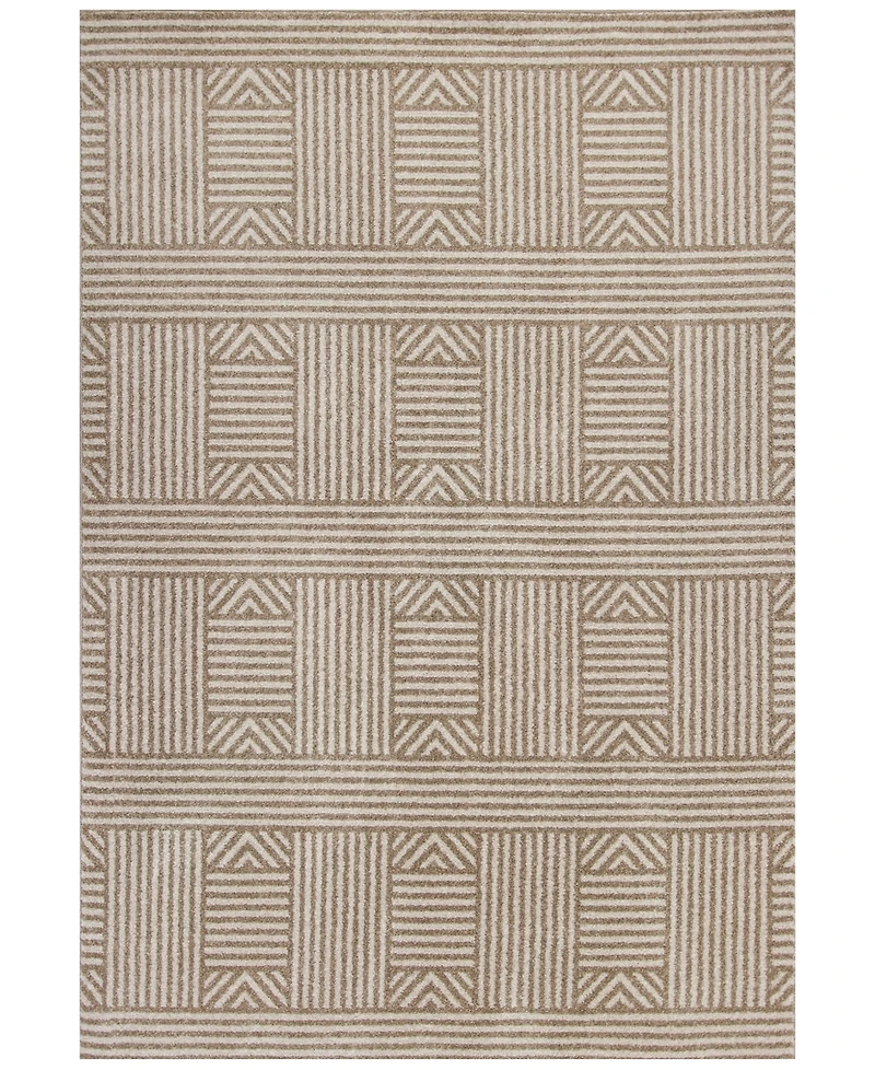 Kas Lucia Westport 2762 Beige 3'3" x 4'11" Indoor/Outdoor Area Rug