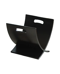 Oceanstar Contemporary X Style Wooden Magazine Rack