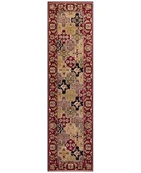 Kas Cambridge Panel 7325 Red Area Rug