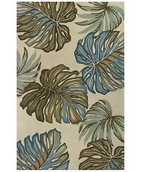 Kas Sparta Florea 3182 Ivory 2'6" x 10' Runner Area Rug