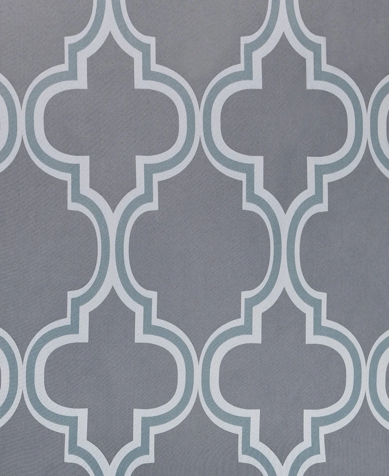 Superior Modern Bohemian Trellis Room Darkening 2-Piece Curtain Panels with Grommet Header Top, 52" X 108"