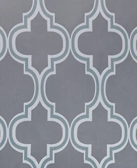 Superior Modern Bohemian Trellis Room Darkening 2-Piece Curtain Panels with Grommet Header Top, 52" X 108"