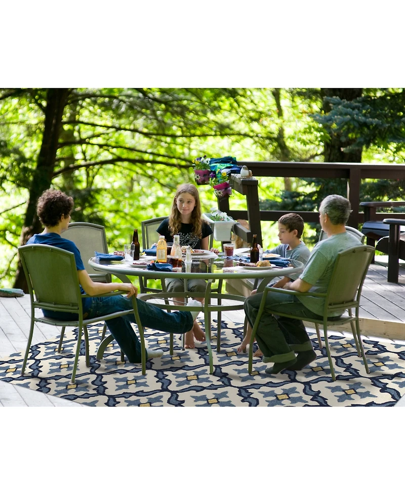 Kas Harbor Mosaic 2' x 3' Indoor/Outdoor Area Rug