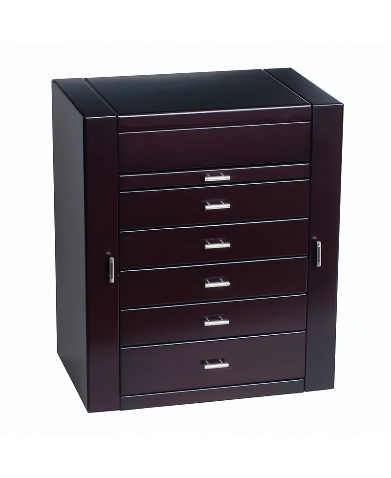 Mele & Co. Geneva Upright Wooden Jewelry Box