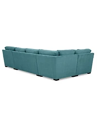 Radley -Pc. Fabric Chaise Sectional Sofa with Corner Piece