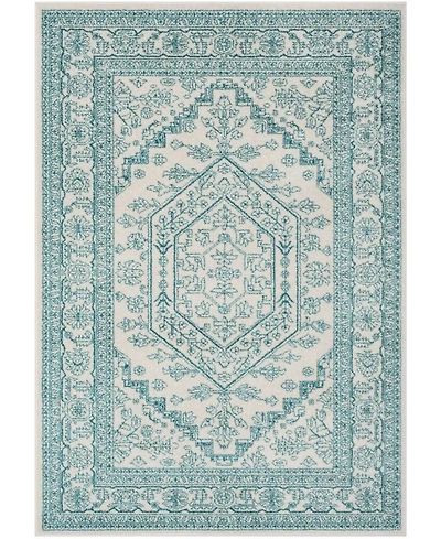 Safavieh Adirondack Ivory and Teal 5'1" x 7'6" Area Rug