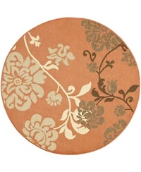 Safavieh Courtyard Terra Natural Brown Area Rug Collection