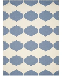 Safavieh Courtyard CY6162 Beige and Blue 8' x 11' Outdoor Area Rug