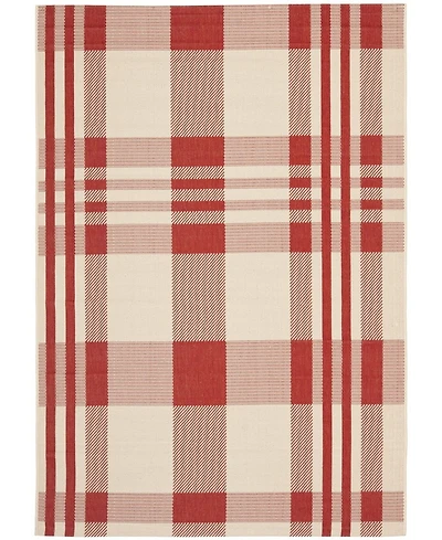 Safavieh Courtyard CY6201 and Bone 5'3" x 7'7" Sisal Weave Outdoor Area Rug