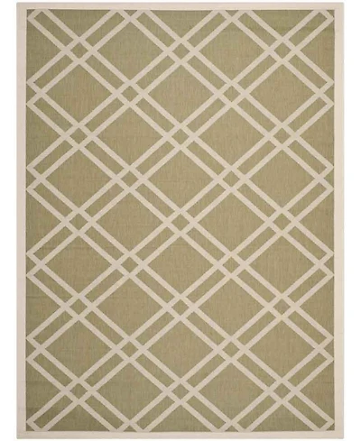 Safavieh Courtyard CY6923 Green and Beige 8' x 11' Sisal Weave Outdoor Area Rug