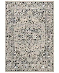 Safavieh Charleston CHL411 Ivory and Light Blue 5'3" x 7'6" Area Rug