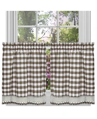 Achim Buffalo Check Window Tier Pair