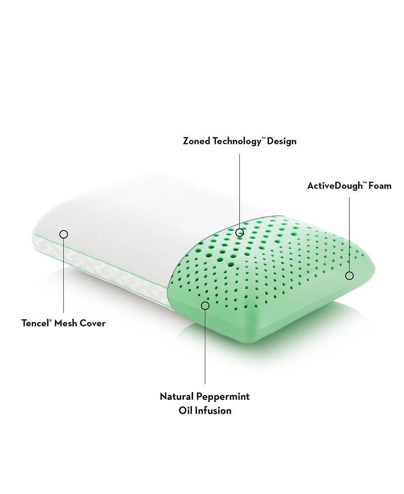 Malouf Z Zoned ActiveDough Gel Memory Foam Pillow, King