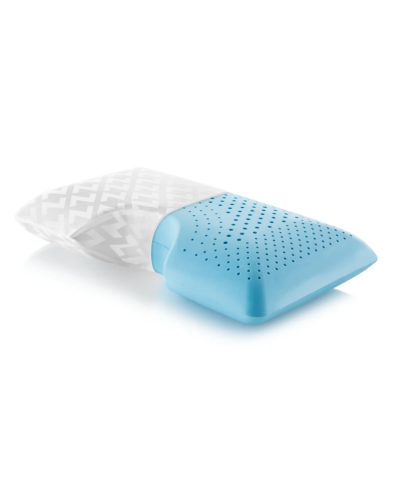 Malouf Z Shoulder Cutout Zoned Gel Dough Memory Foam Pillow, Queen
