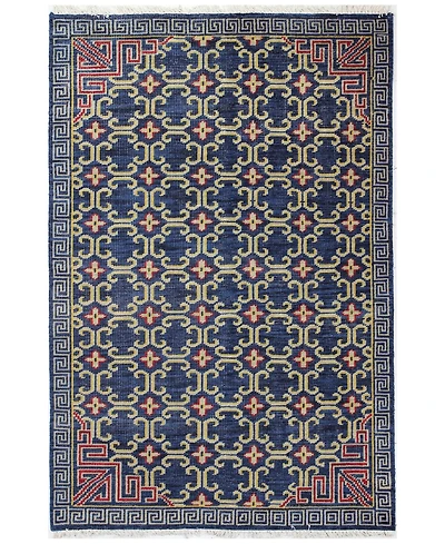 Bashian Carah Crh-106 Navy 7'6" x 9'6" Area Rug