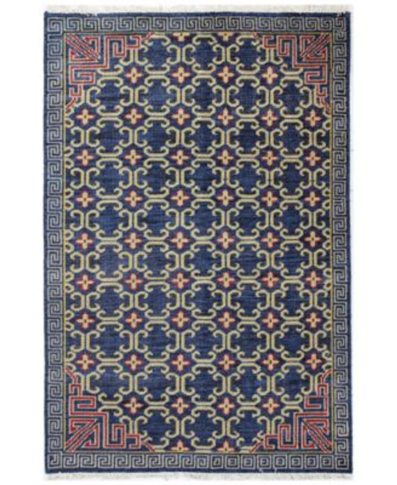 Bashian Carah Crh 106 Navy Area Rug
