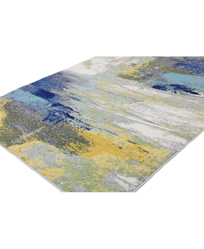 Bashian Medley 5574A Ivory/Grey 3'6" x 5'6" Area Rug