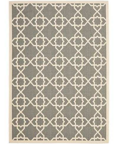 Safavieh Courtyard CY6032 Gray and Beige 8' x 11' Outdoor Area Rug