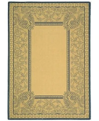 Safavieh Courtyard Cy2965 Natural Blue Outdoor Area Rug Collection