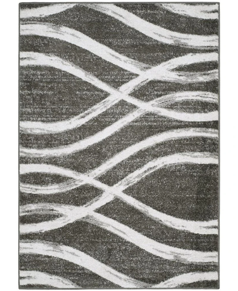Safavieh Adirondack 125 Charcoal and Ivory 5'1" x 7'6" Area Rug