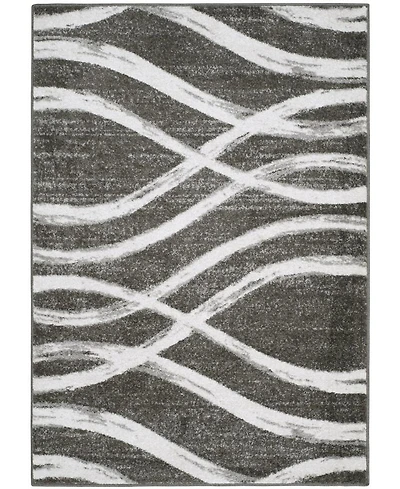 Safavieh Adirondack 125 Charcoal and Ivory 5'1" x 7'6" Area Rug