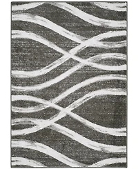 Safavieh Adirondack 125 Charcoal and Ivory 5'1" x 7'6" Area Rug