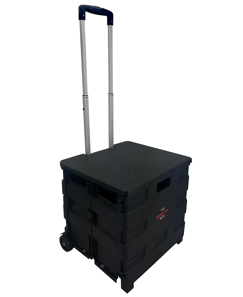 Elama Home Heavy Duty Carry All Easy Folding Cart with Lid