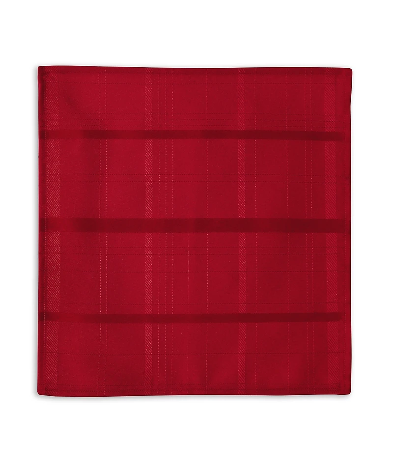 Elrene Elegance Plaid Set of 4 Napkins