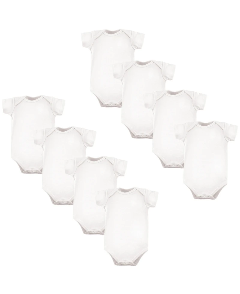 Luvable Friends Baby Boys Unisex 8Pk Bodysuits